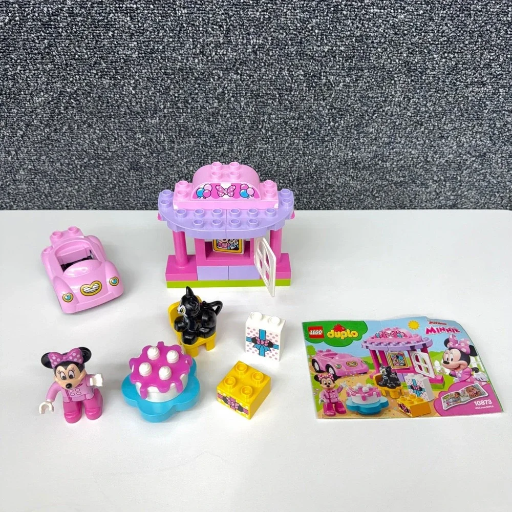 LEGO Duplo Disney Minnie's Birthday Party 10873 Minnie Mouse‎ Figaro Cat Car Set